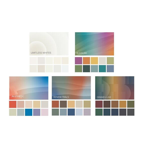 BEHR 2025 Color Forecast Commercial Paint Color Swatch Book Fan Deck - Picture 5 of 6
